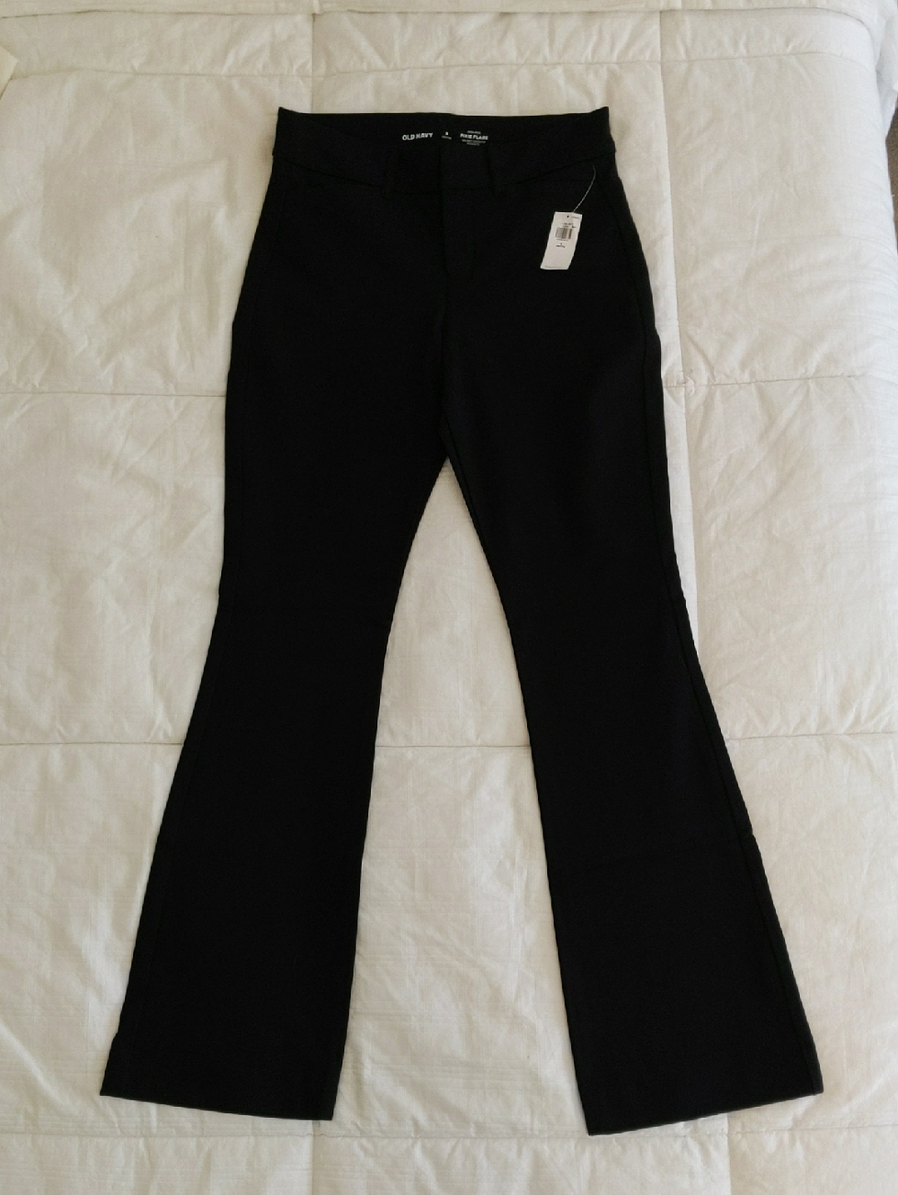 Old Navy Black Women's Flared Jeans - Stretch Wide Leg - 2P